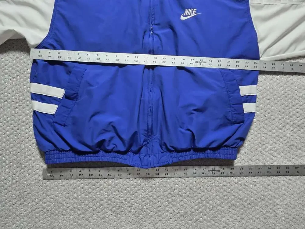Vintage 90s Nike Supreme Court Embroidered Bomber Track Jacket